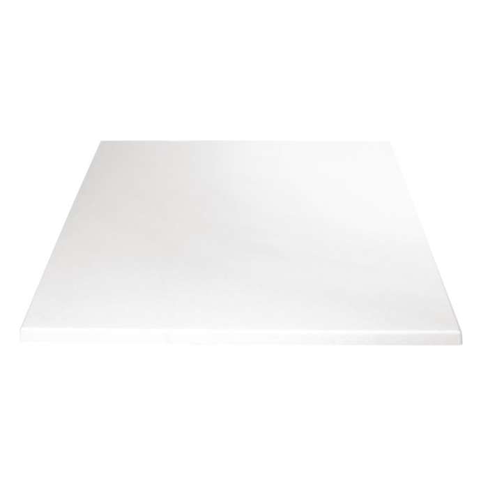 zegevierend heilig Perth Bolero vierkant tafelblad wit 60cm