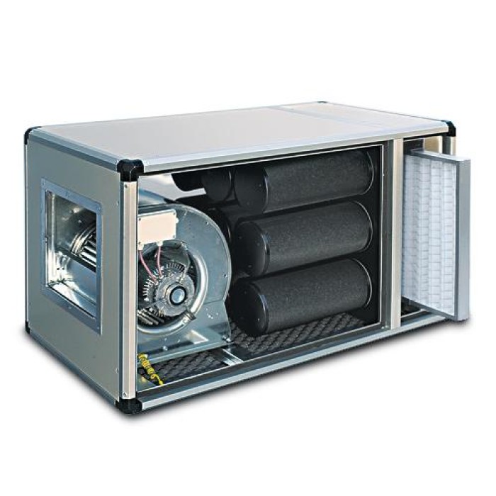 Geurfilterkast Compact met Motor 5000 M³