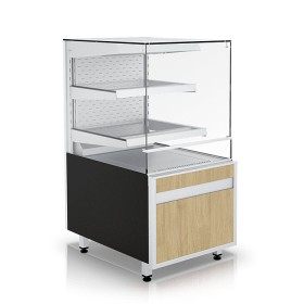 Gebaksvitrine Gastroline Cube W Open