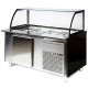 Luxe gekoeld buffet - zwart Graniet - 112 cm - Wit