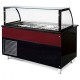 Luxe gekoeld buffet - zwart Graniet - 112 cm - Bordeaux