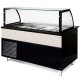 Luxe gekoeld buffet - zwart Graniet - 112 cm - Wit