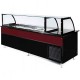 Luxe gekoeld buffet - zwart Graniet - Kassatafel - 200 cm - Bordeaux