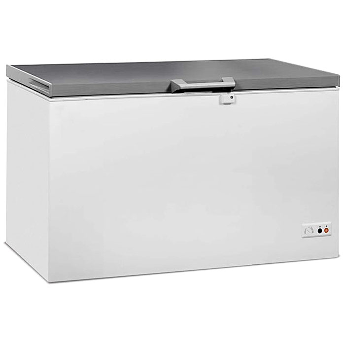 ADM-KT005 Vrieskist Rvs - Deksel - 450 liter bruto