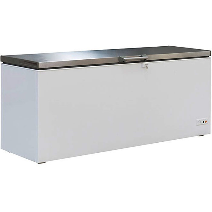 ADM-KT007 Vrieskist - Rvs Deksel - 650 liter bruto