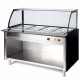 Luxe verwarmd Bain Marie Buffet | 3 x GN 1/1 | 114 cm - Bordeaux