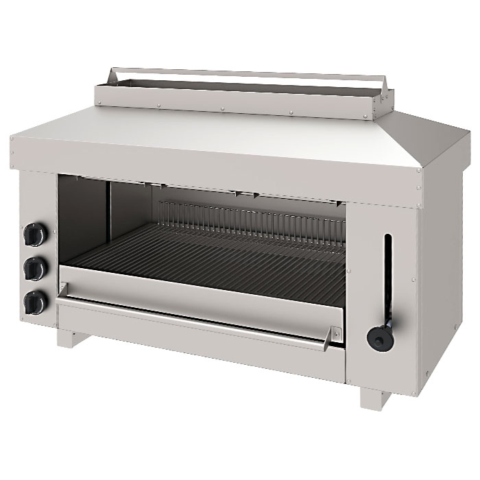 ADM Salamander - Elektrische Pita oven met 3 hitte-elementen en waterverdamper