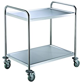 ADM RVS Serveerwagen - Trolley met bodemschap