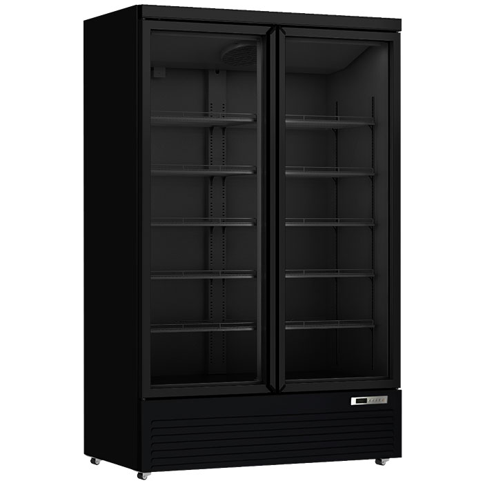 ADM BM126F Professionele display vriezer met 2 glazen deuren