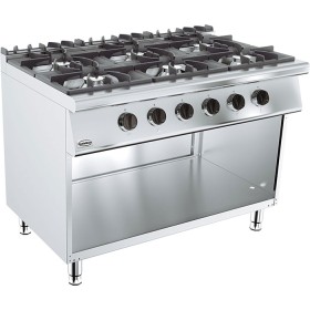 Base 700 Gaskooktafel met 6 Branders