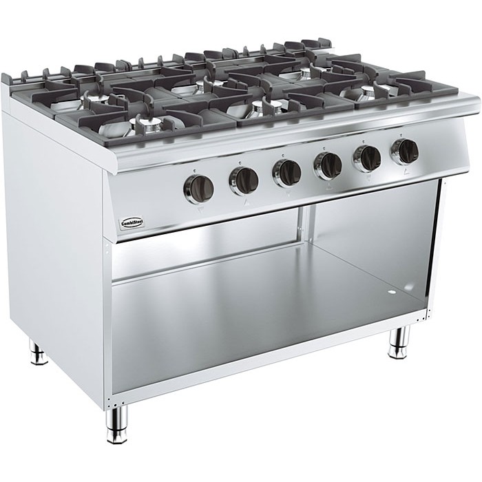 Base 700 Gaskooktafel met 6 Branders