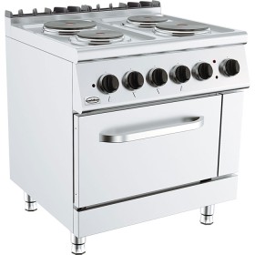 Base 700 Kooktafel Elektrisch met 4 Platen en een Elektrische Oven