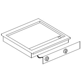 Elektrische Bakplaat Chroom 400V