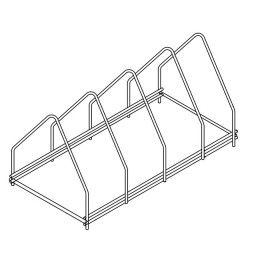 Rvs Dienbladenkorf 4