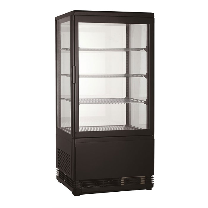 Koelvitrine 68 liter Zwart