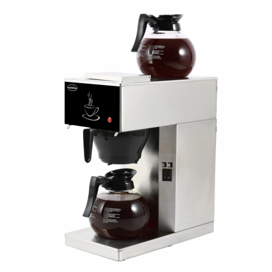 Koffiemachine - inclusief 2 Glazen Koffiekannen 1.8L