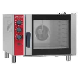 Elektrische convectie oven 6x GN 1/1, automatische  luchtbevochtiger