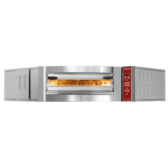 Elektrische oven hoekmodel, 1 kamer 8 pizza's Ø 350 mm