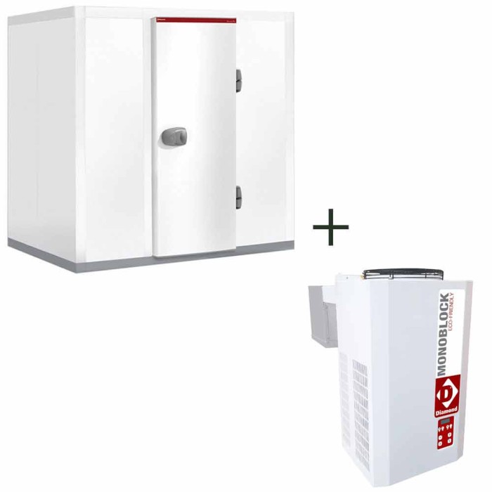 Geheel vrieskamer T° -15° -25° samengesteld uit: