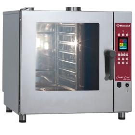 TOUCH SCREEN oven gas stoom/convectieoven, 7x GN 1/1 - AUTO-CLEANING