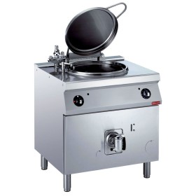Ronde elektrische kookketel 60 liter, indirecte verwarming