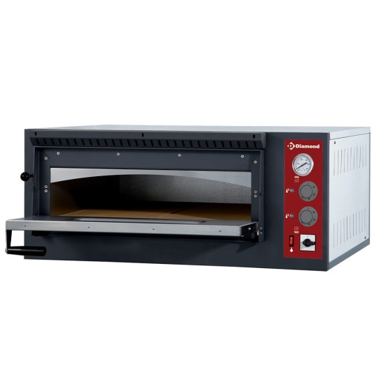 Elektrische oven 6 pizza's, 1 kamer