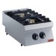 Gasfornuis met 2 vuren, 2x 5,5 kW -TOP-