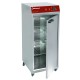 Geventileerde opwarm - of warmhoud kast , 1 draaideur