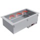 Bain-marie element 2 GN 1/1 - droog - geventileerd