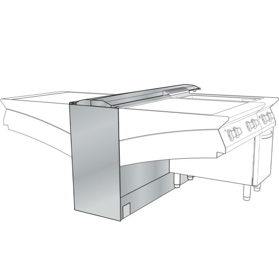 Centrale steun "cantilever" 3600 mm