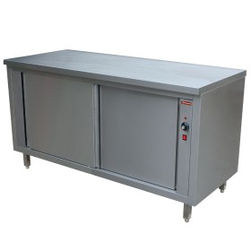 Centrale "doorgeef" warmkasten - schuifdeuren
