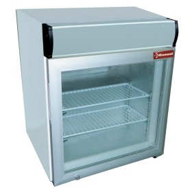 Vitrine tafelmodel negatieve T°, 50 liter, met lichtbak