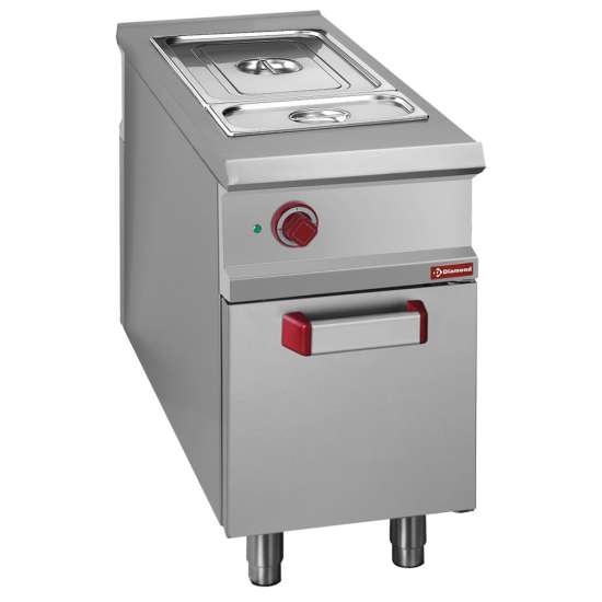 Elektrische bain-marie 4x GN 1/3, op kast - PASS-THROUGH