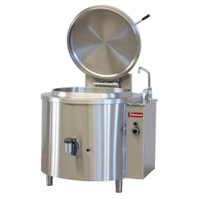 Ronde gaskookketels 100 liter, indirecte verwarming