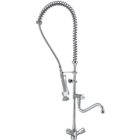 Sproeier en kraan met mengkraangroep,"Heavy-Duty"  (uitgang MONO)