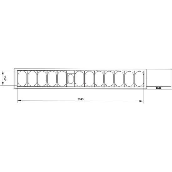 Geheel Koelkast tafel & gekoelde structuur :