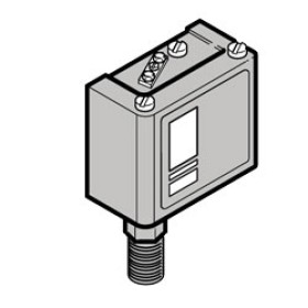 Optie :  Pressostatische aandrijving met variabele snelheid (4°C) voor condensorventilator