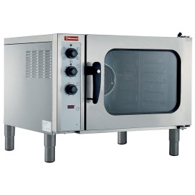 Convectie gasoven, 6x GN 1/1, automatische  luchtbevochtiger