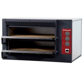 Elektrische pizza-oven, 2 kamers