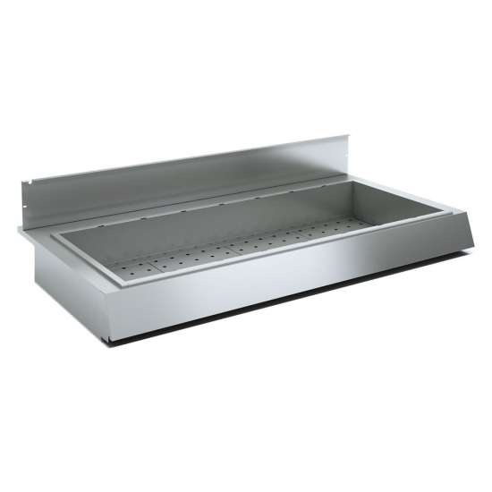 Optie : Bain-marie kuip met droge warmte 6x GN 1/1, H150mm