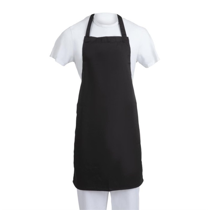 Whites halterschort zwart
