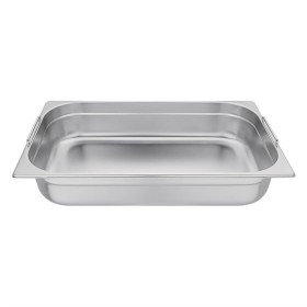 Vogue RVS GN 1/1 bak met handvatten 10cm