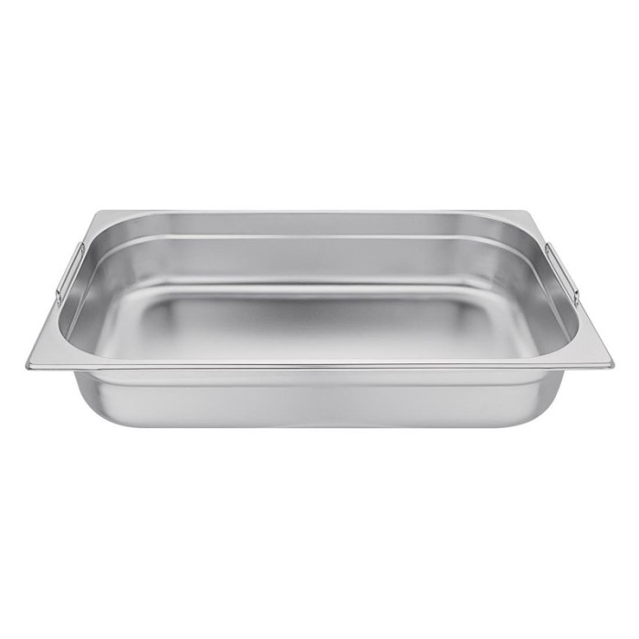 Vogue RVS GN 1/1 bak met handvatten 10cm