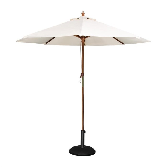 Bolero ronde parasol creme 3m