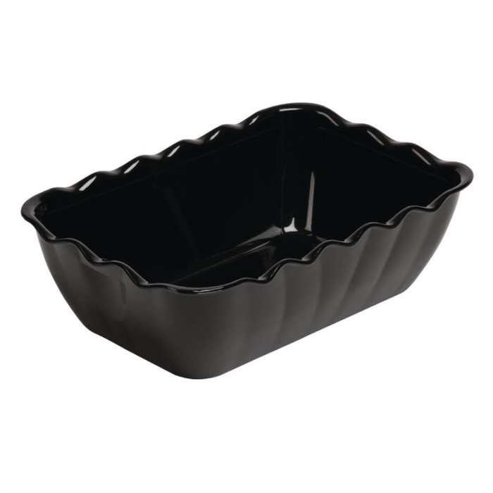Olympia Kristallon SAN kom zwart 2L 8,5(h) x 26(b) x 17,5(d)cm