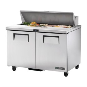 Duurzame 2-deurs prepareercounter True TSSU-48-12-HC 340-liter