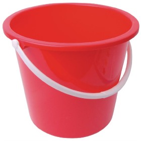 Jantex kunststof emmer 10 liter rood