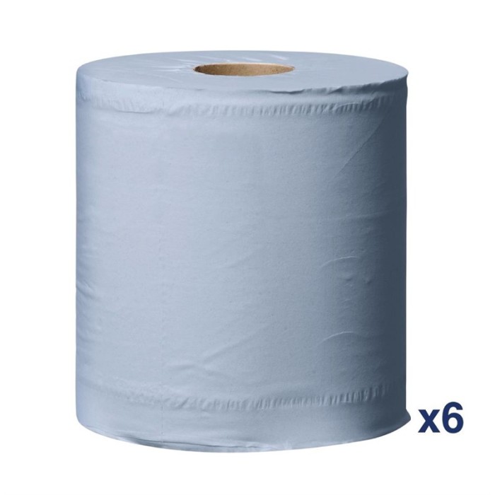 Tork centrefeed handdoekrollen blauw (6 stuks)