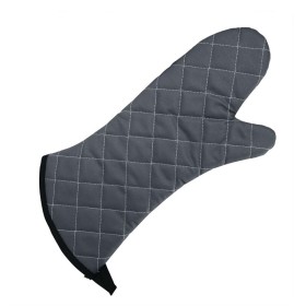 Vogue brandvertragende ovenwant grijs 43cm