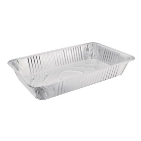 Fiesta Recyclable rechthoekige aluminium serveerschalen GN 1/1 (5 stuks)